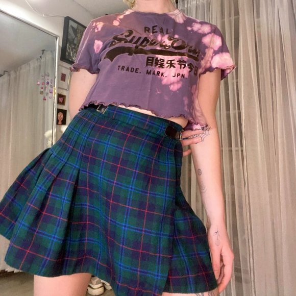 Superdry Purple Re-work Crop - Picture 5 of 7